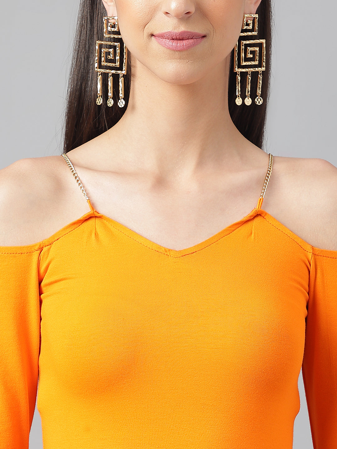 So Into You Bodysuit -Orange