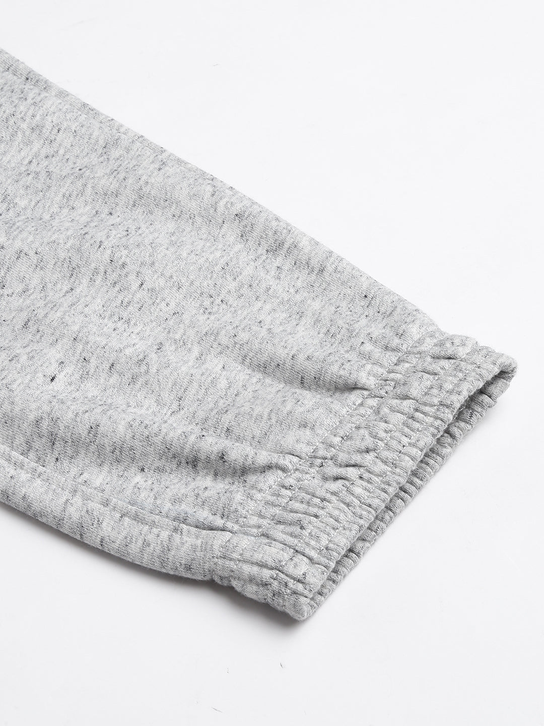 Cotton Fleece Jogger Set -Grey