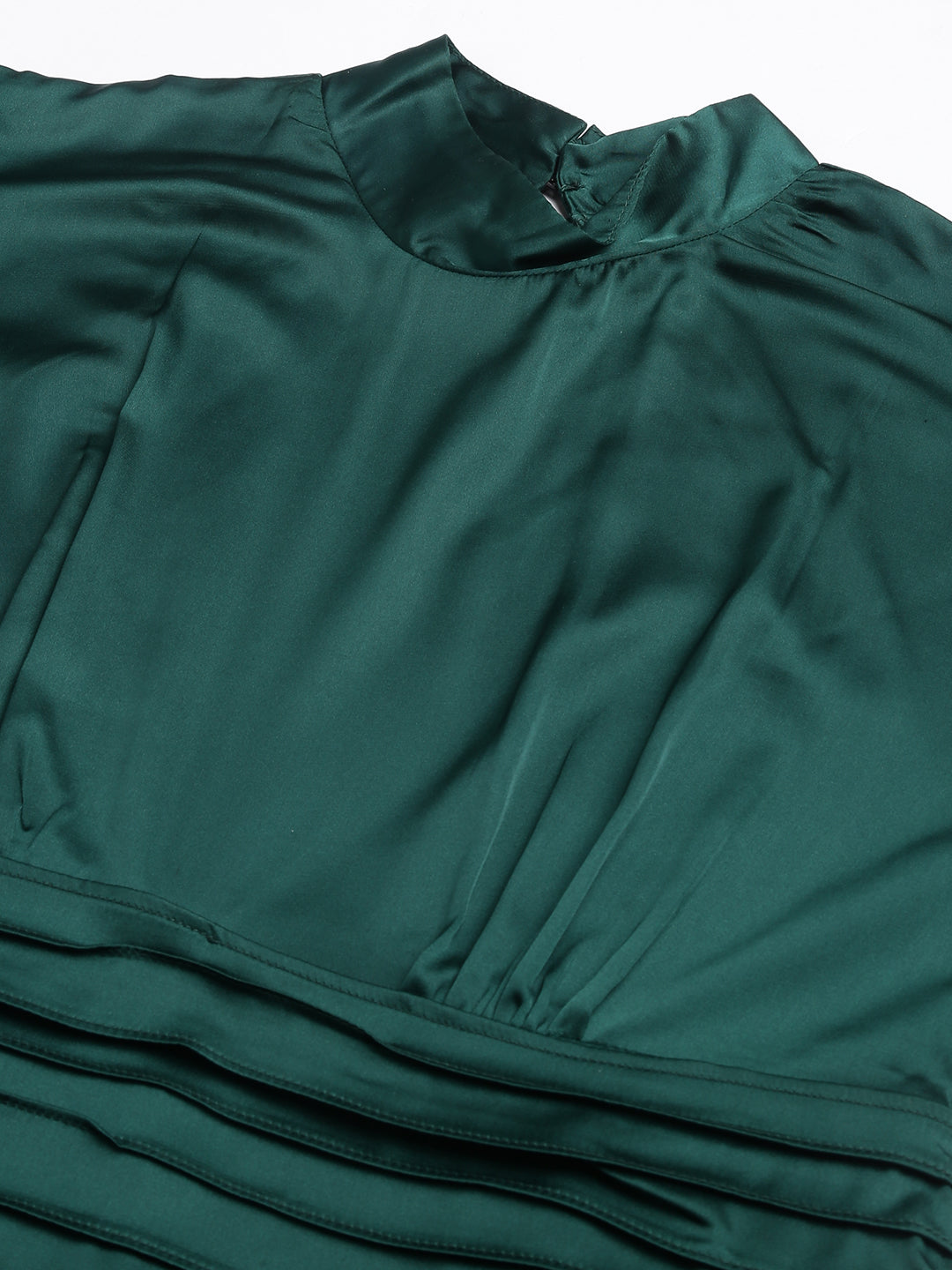 Sugar Free Green Satin Dress