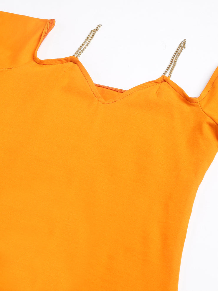 So Into You Bodysuit -Orange
