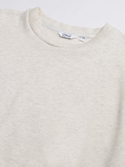 Allure Cotton Fleece Shorts Set -Off-White