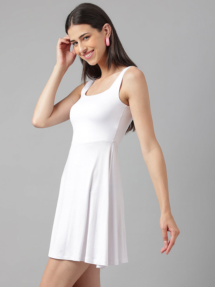 Barbie Flared Mini Dress