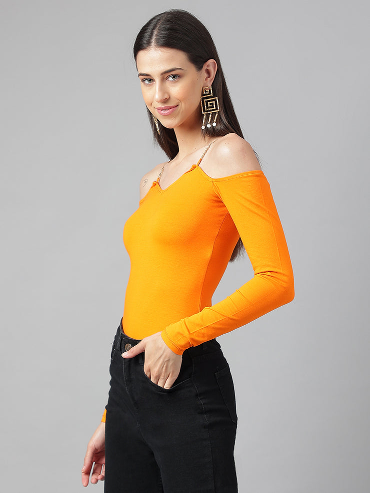 So Into You Bodysuit -Orange