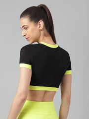 Never Forget Black crop top