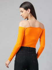 So Into You Bodysuit -Orange