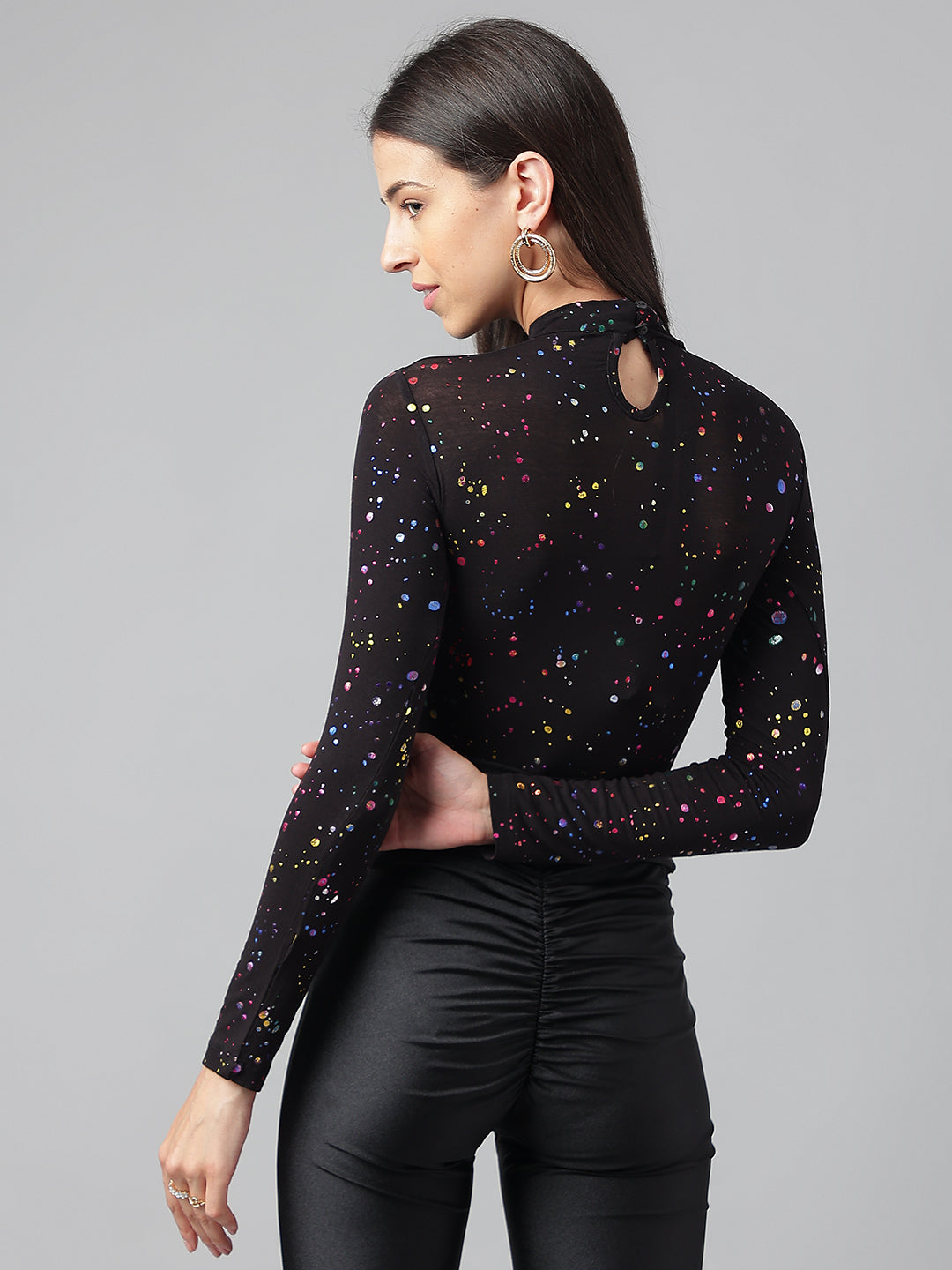 Serena Foil Print Bodysuit