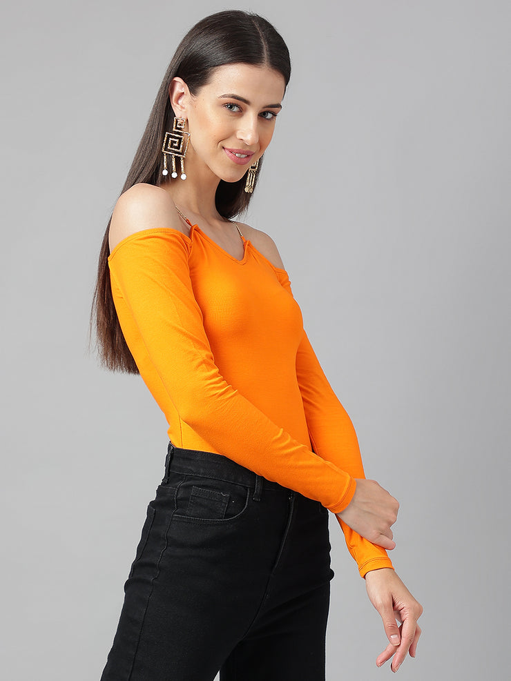 So Into You Bodysuit -Orange