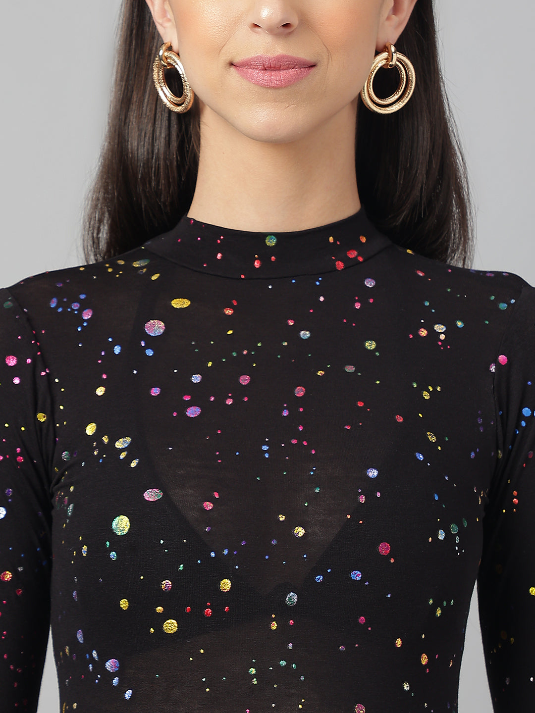 Serena Foil Print Bodysuit
