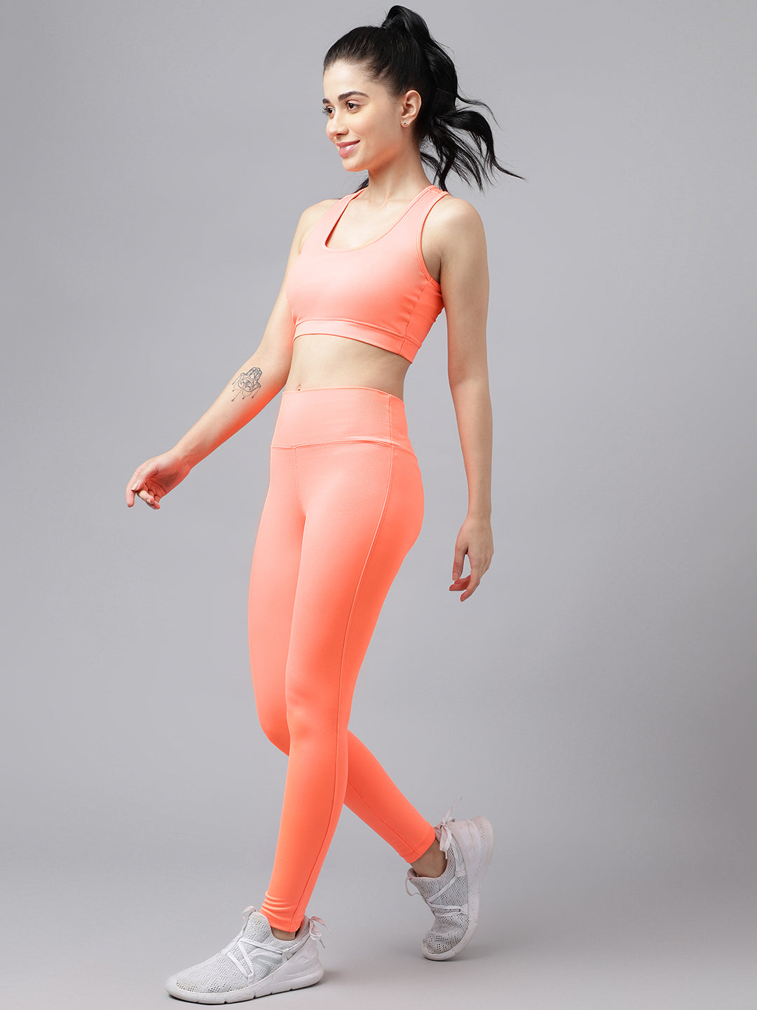 Orange High Waisted Legging Set