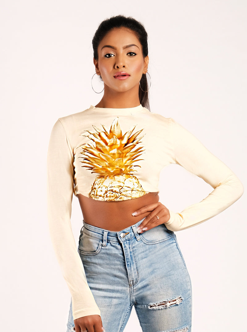 Pineapple Crop Top