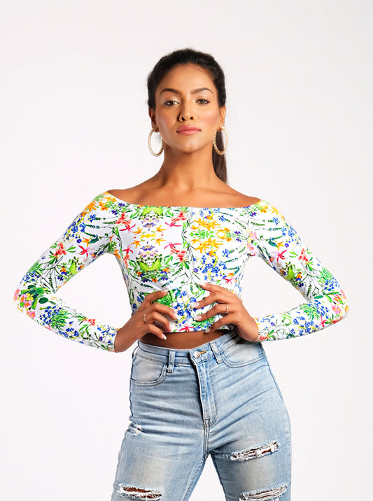 Summer Florals Crop Top