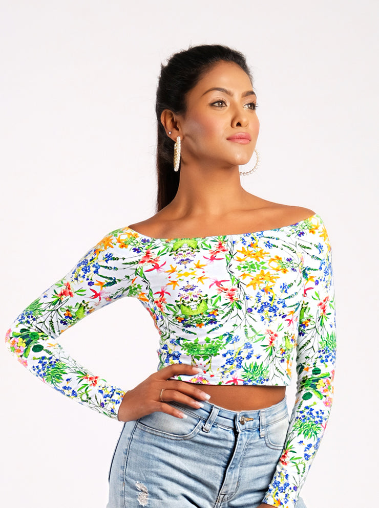 Summer Florals Crop Top