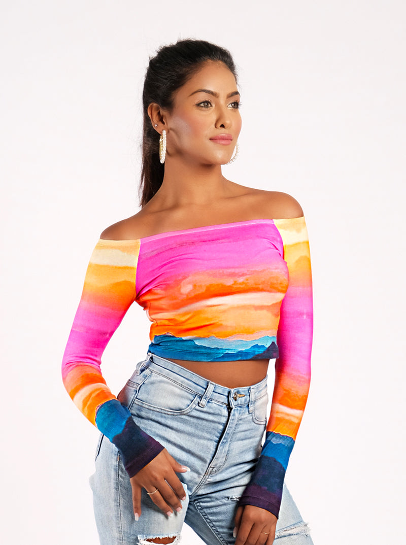 Sunset Crop Top