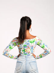 Summer Florals Crop Top