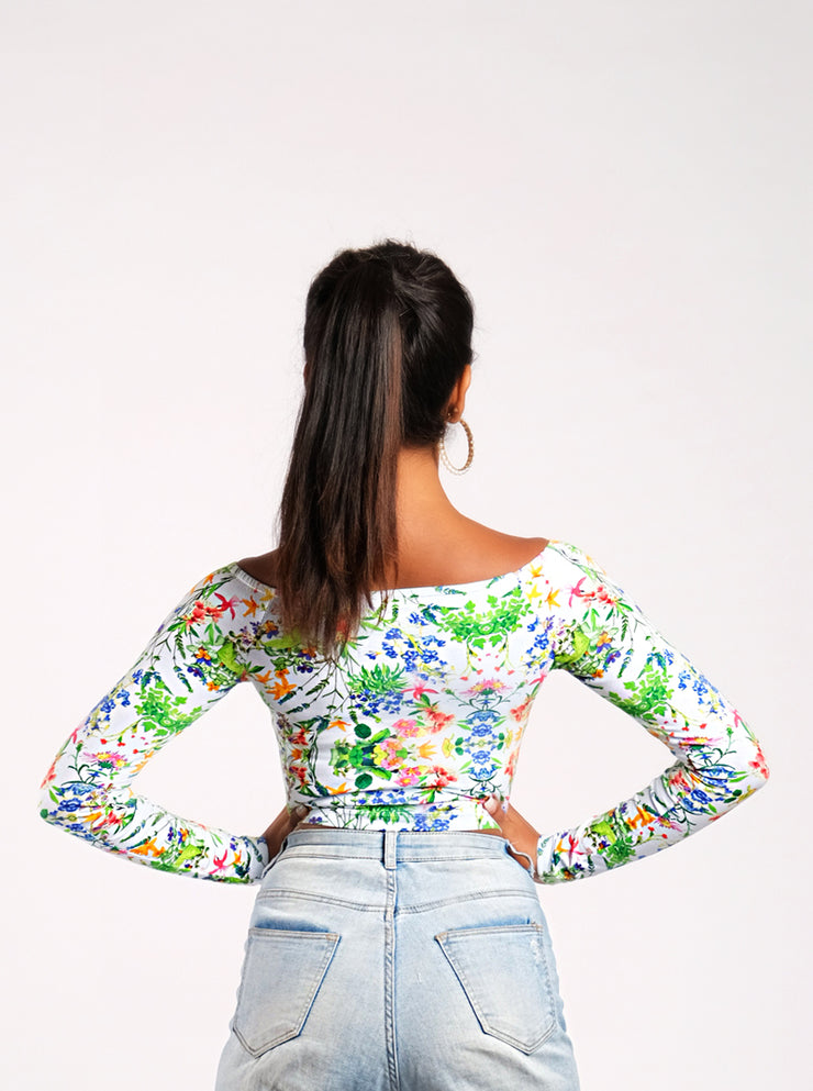 Summer Florals Crop Top